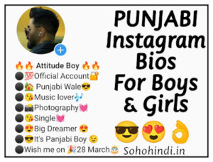 Instagram Bio In Punjabi